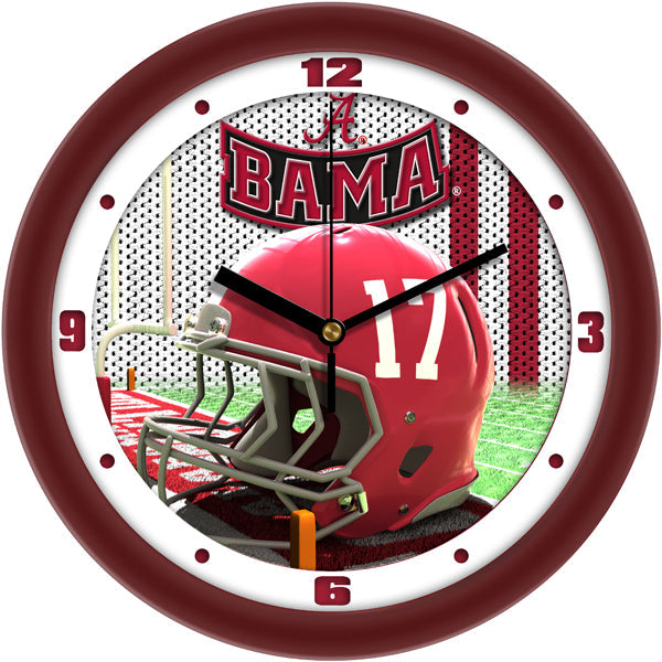 Alabama Crimson Tide - Football Helmet Wall Clock - SuntimeDirect