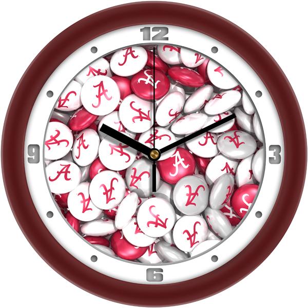 Alabama Crimson Tide - Candy Wall Clock - SuntimeDirect