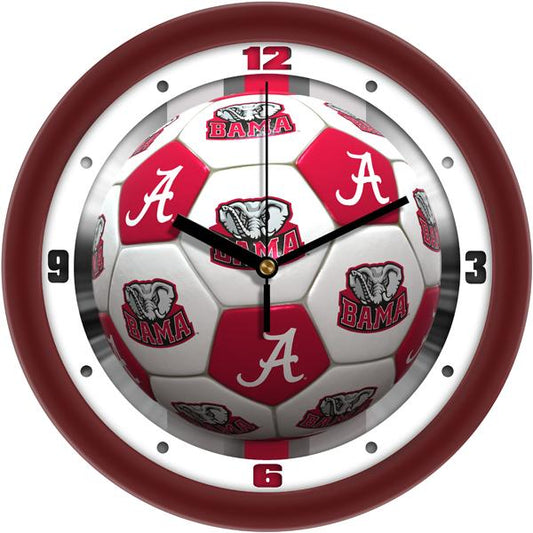 Alabama Crimson Tide - Soccer Wall Clock - SuntimeDirect