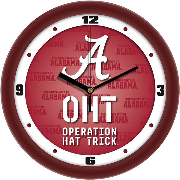 Alabama Crimson Tide OHT Dimension Team Wall Clock